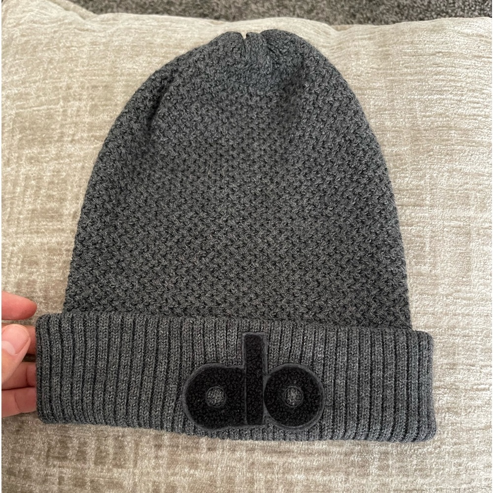 Alo cool skies beanie-anthracite Heather
